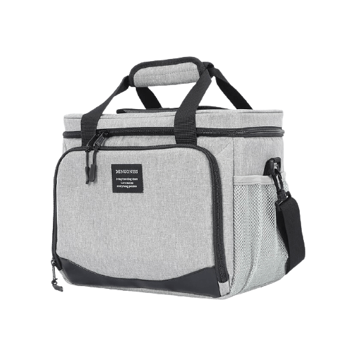 Glaciere isotherme pliable grise 13 litres