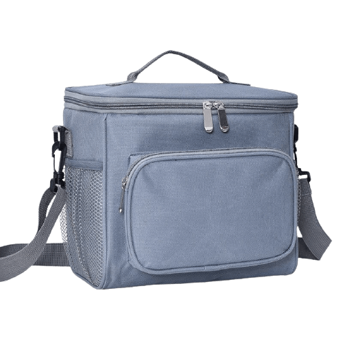 glaciere souple isotherme grise de 9 litres