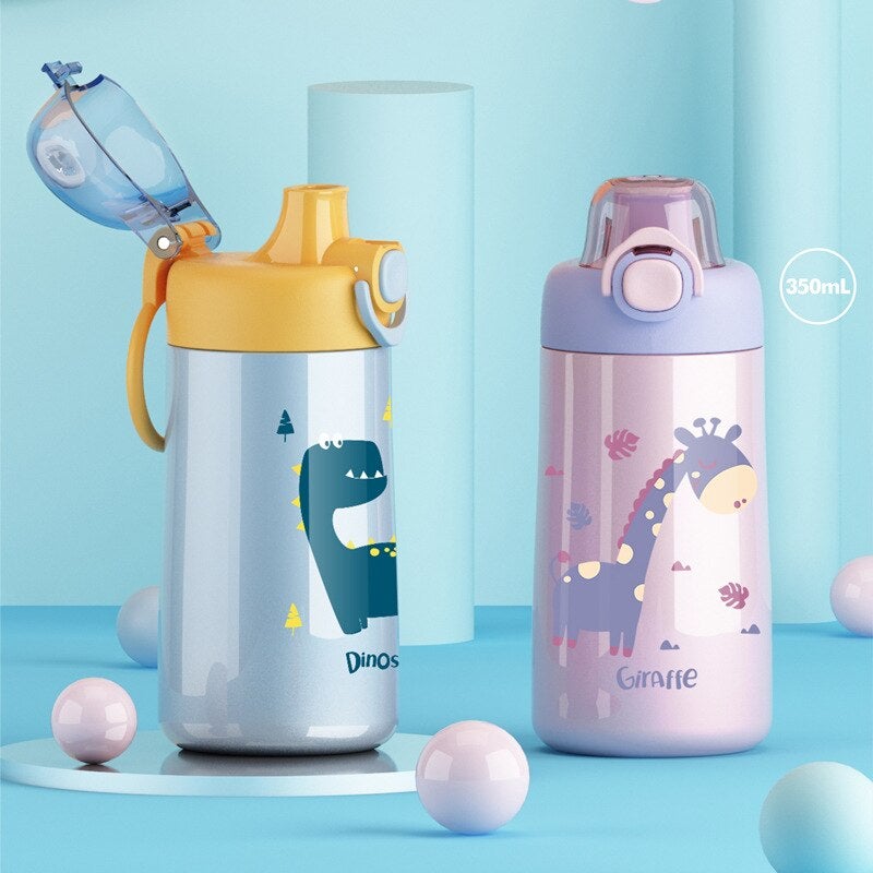 haakaa® Gourde enfant isotherme Easy-Carry 350 ml, blush