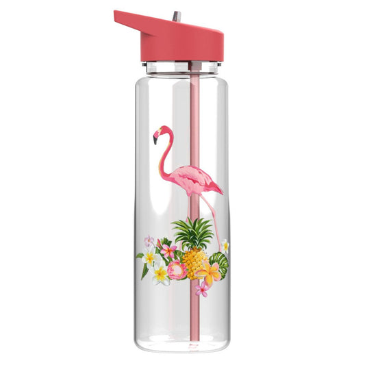 Bouteille 750ml flamant rose