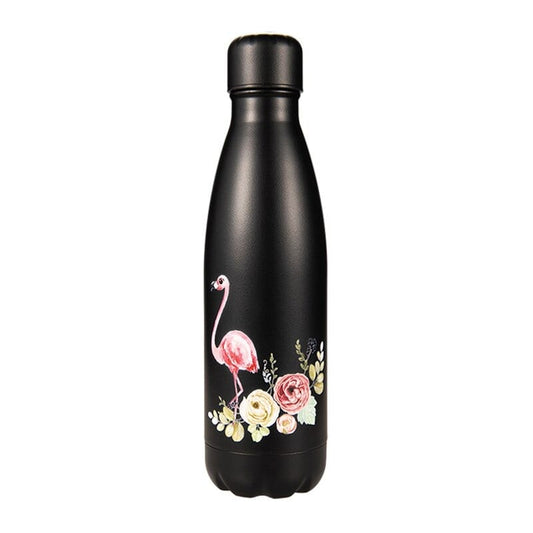 Gourde Isotherme Black Flamingo
