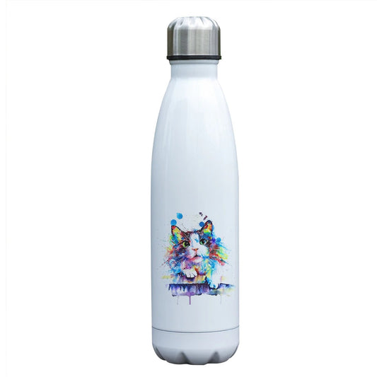 Bouteille isotherme 500 ml chat mignon
