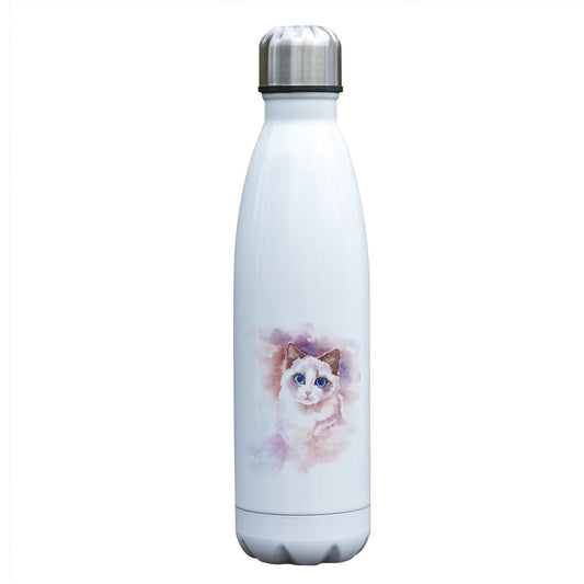 Bouteille isotherme 500 ml Chat Rose