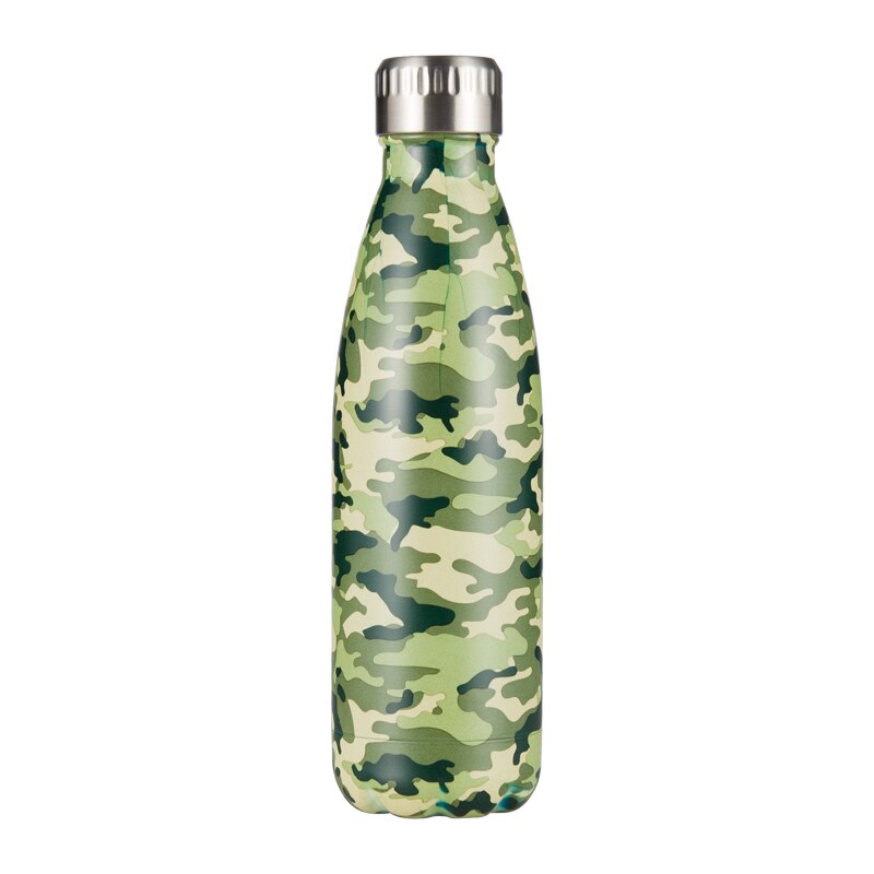 Bouteille isotherme 500 ml militaire verte