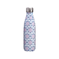 gourde inox bouteille isotherme motif mosaïque en forme de fleurs