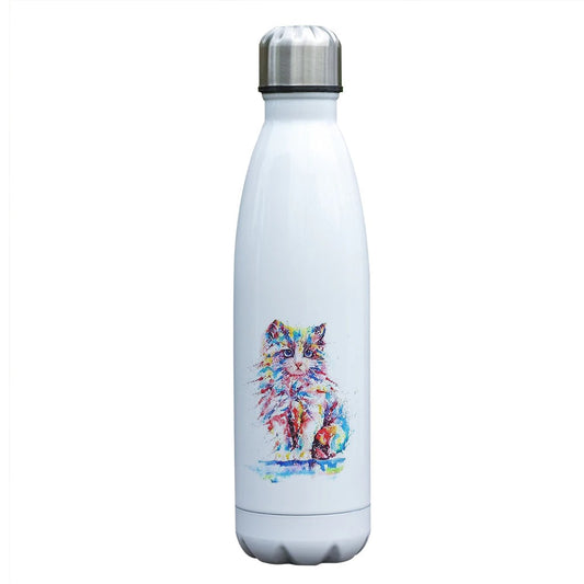 Bouteille isotherme 500 ml Chat Persan Multicolore