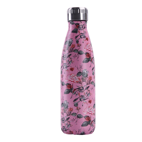 Bouteille isotherme 500 ml rose flamant