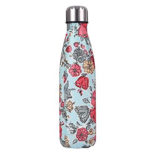Bouteille isotherme fleurs zero dechet