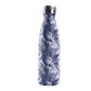 gourde inox bouteille isotherme motif fleurs mosaïque