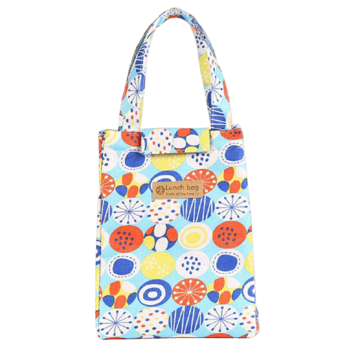 Lunch bag isotherme motif ballon multicolore