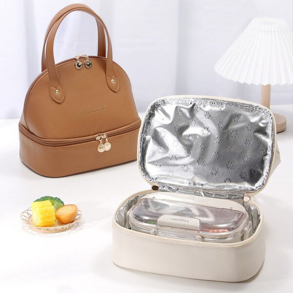 Lunch bag cuir isotherme