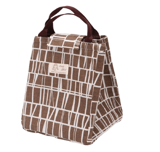 Sac à lunch box isotherme marron