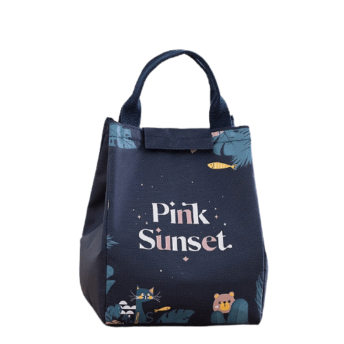 Lunch bag isotherme pink sunset