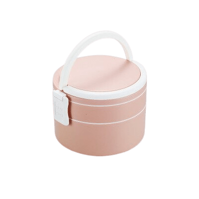 lunch box bento isotherme rond rose