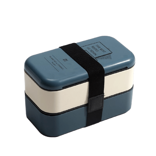 lunch box isotherme blanche bleue