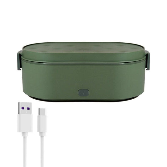 lunch box chauffante usb verte