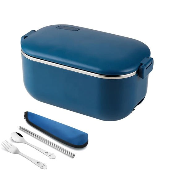 lunch box électrique voiture bleu