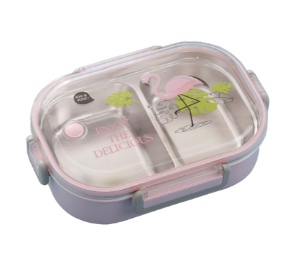 lunch box isotherme motif flamants roses