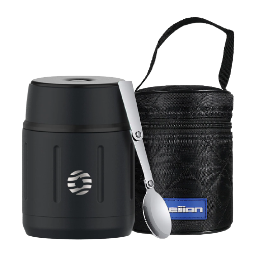 Sac lunch box isotherme noir et blanc | Bee lunch Sac lunch box isotherme noir et blanc | Bee lunch