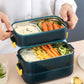 Lunch Box Inox Bleue Étages