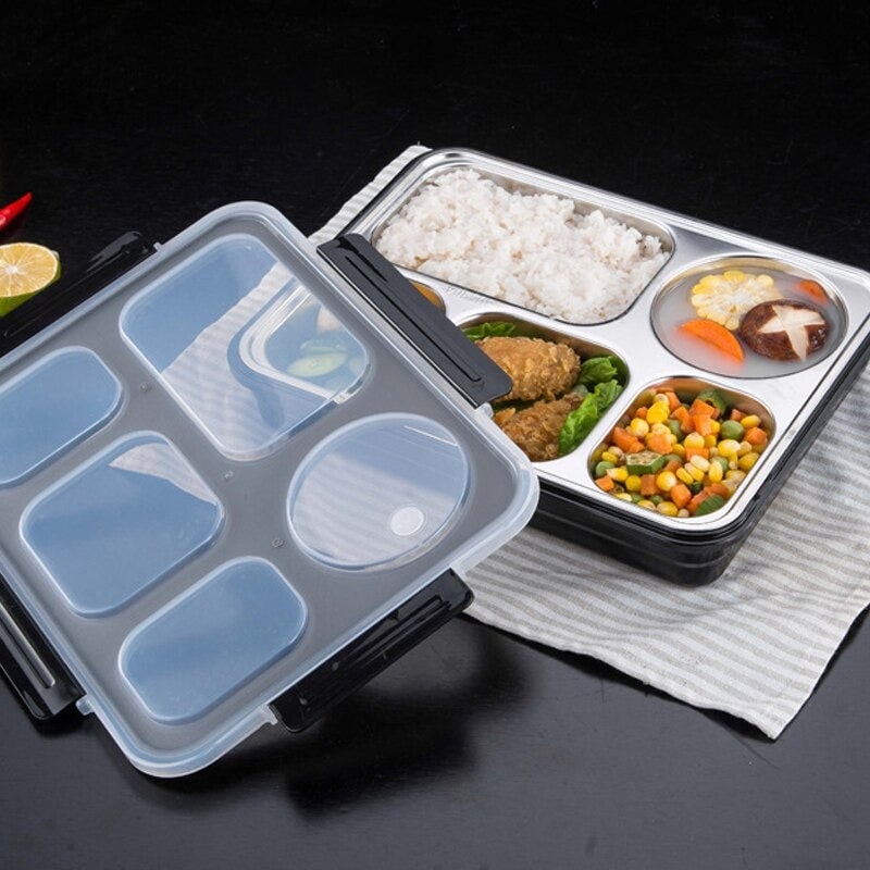 Lunch box isotherme compartimentée repas sain