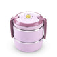 lunch box ronde rose 3 étages