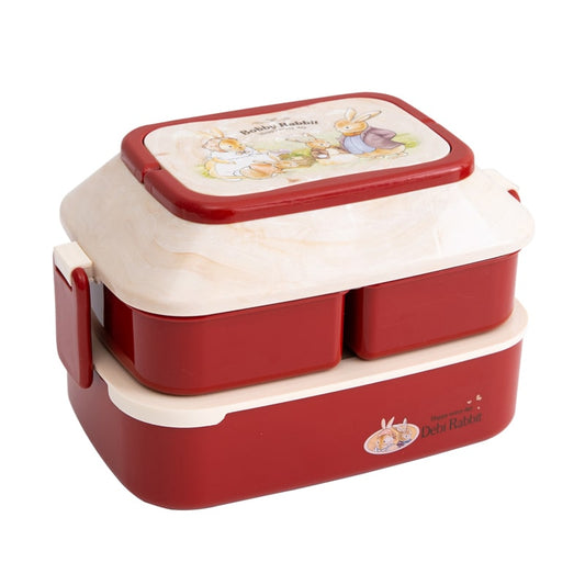 lunch box rouge enfants lapin