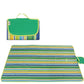 tapis picnic vert raye
