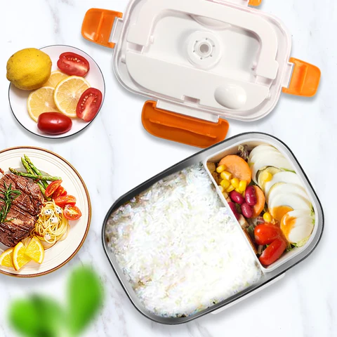 Hommer Boîte chauffante lunch box électrique - À Compartiments Amovibles -  Vert à prix pas cher