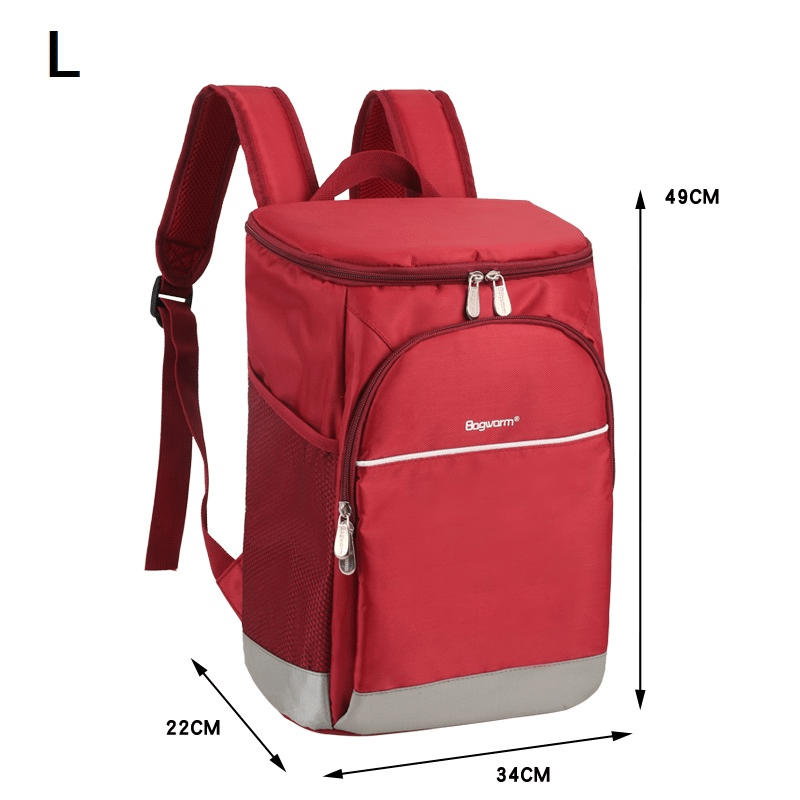 sac a dos isotherme rouge thermos glaciere 36 litres