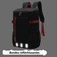 bandes reflechissantes integre sac a dos isotherme rouge