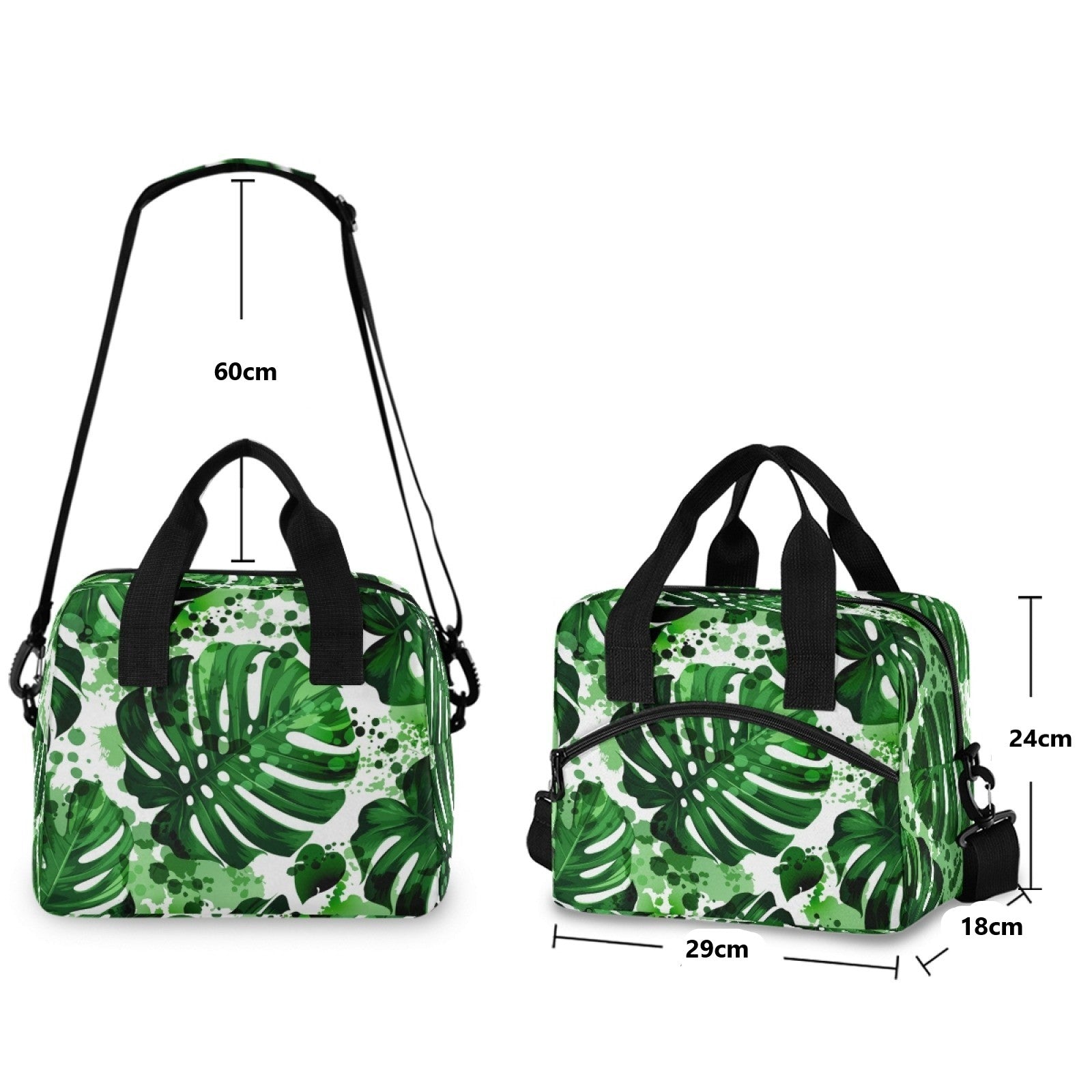 dimensiosn modeles sac isotherme glaciere monstera tropical