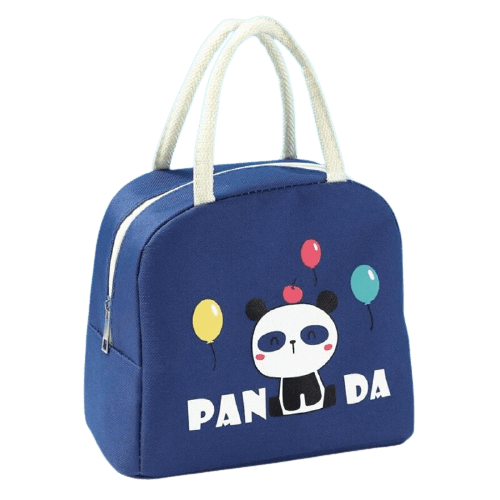 sac isotherme bleu pour enfant motif panda
