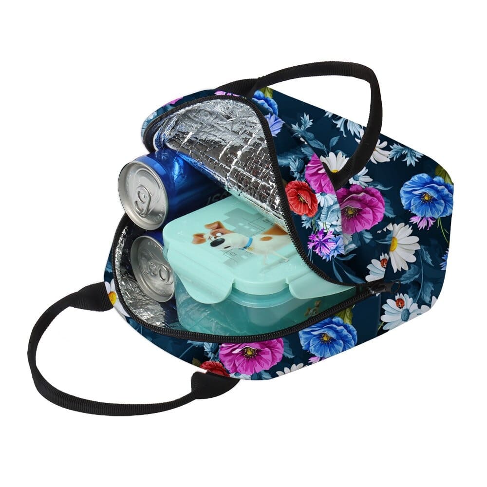 sac isotherme repas ouvert avec lunch box