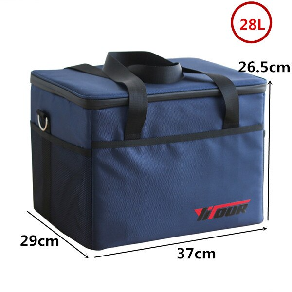 sac isotherme pour livraison bleu 28L
