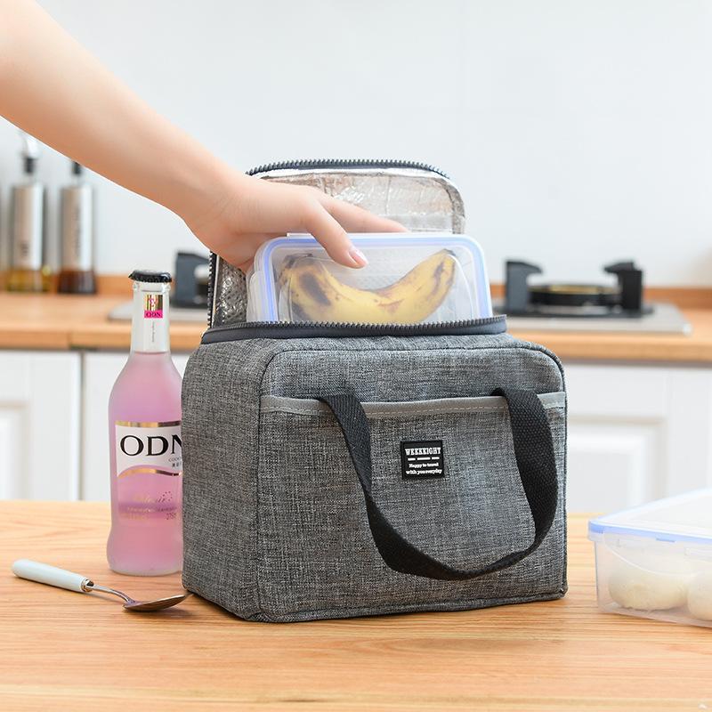 Acheter Boîte à déjeuner sac isolé petit sac à déjeuner boîte à déjeuner  thermique récipient alimentaire Portable sac isotherme pour