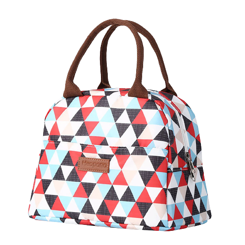 Lunch bag isotherme motifs géométriques