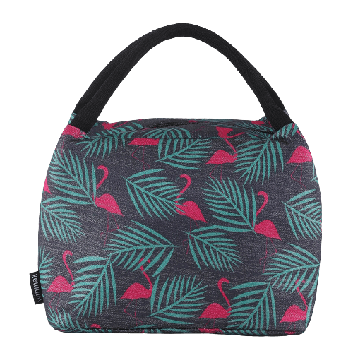 Lunch bag isotherme motif flamants roses