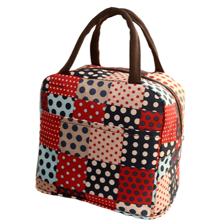 sac isotherme motif patchwork points