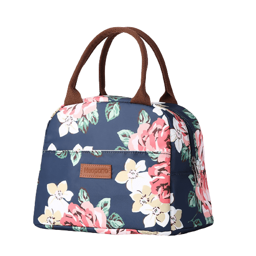 Lunch bag isotherme motif fleuri