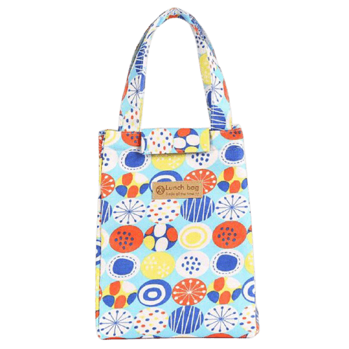 sac isotherme repas motif ballons multicolores